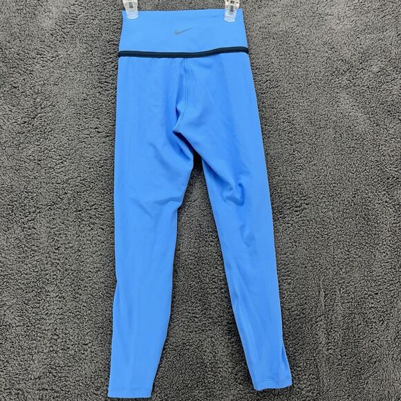 NWT NIKE Women’s One High‎ Waisted 7/8 Leggings Size Small Blue MSRP $70 - Picture 5 of 6